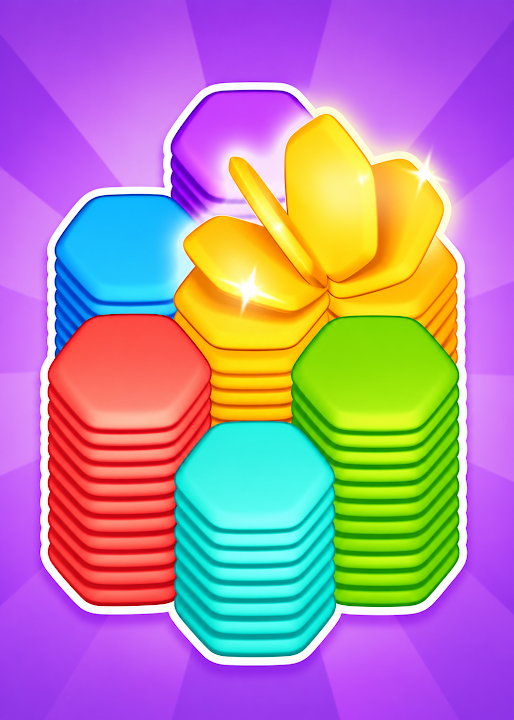 Hexa Sorting Puzzle — cover art