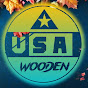 USA Wooden logo
