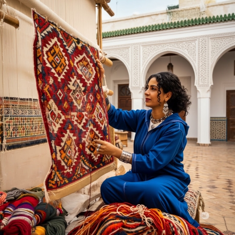 handmade Moroccan rug 