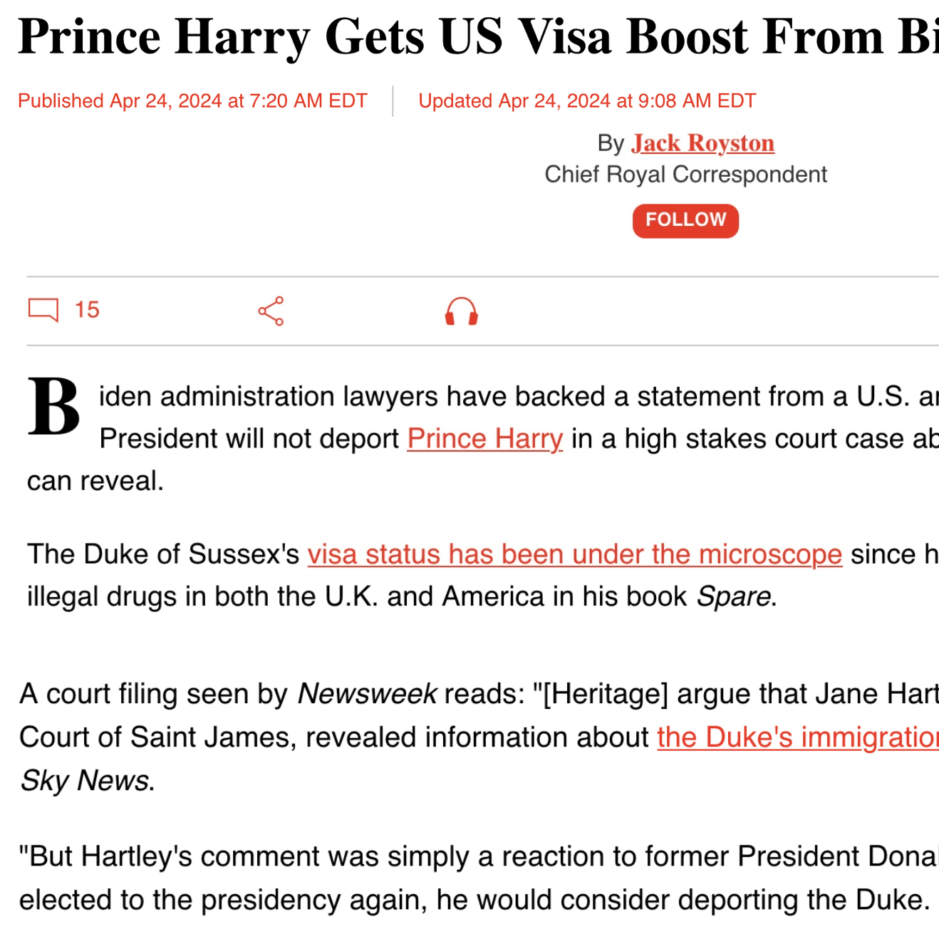 Post from The Royal Grift