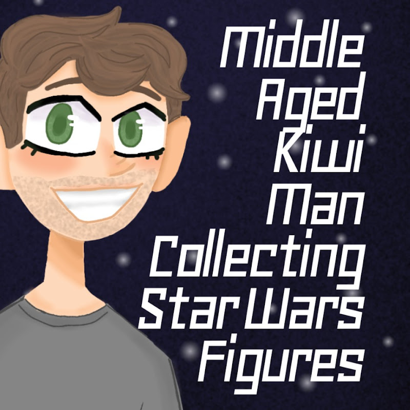 Middle Aged Kiwi Man Collecting Star Wars Figures