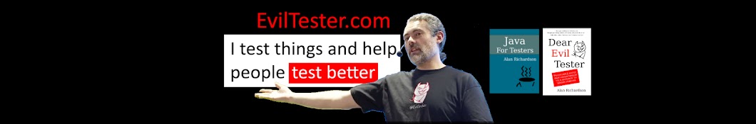 EvilTester - Software Testing Avatar channel YouTube 