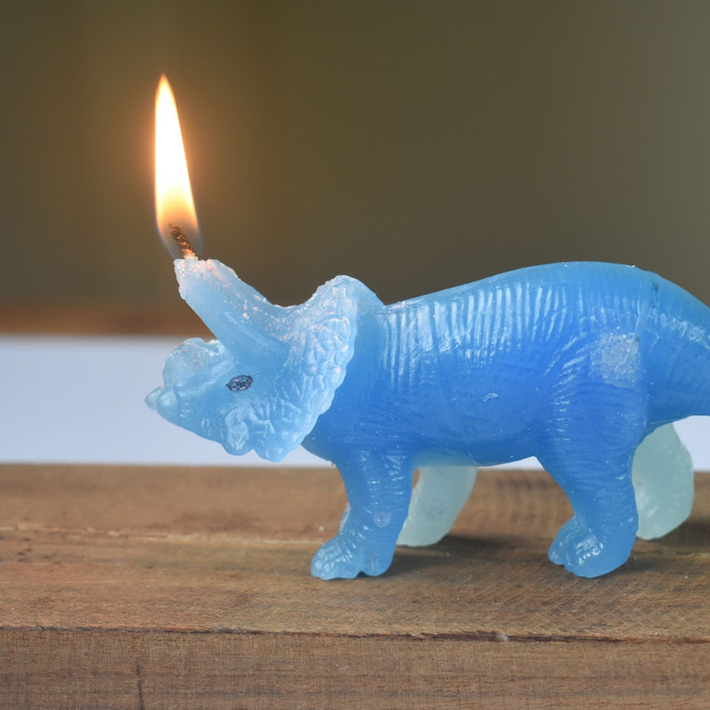 colourful candle making
