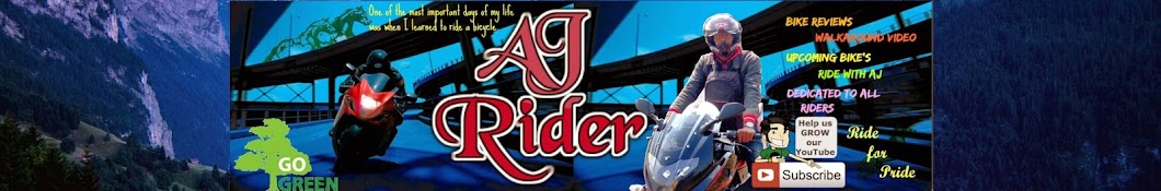 AJ Rider YouTube kanalı avatarı