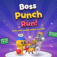 Boss Punch Run: Number Runner icon