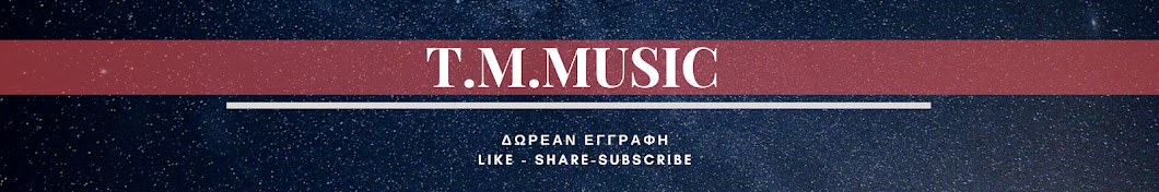 T.M.MUSIC YouTube 频道头像