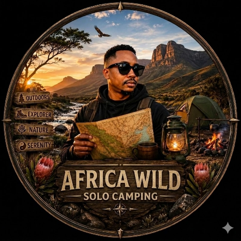 AFRICA WILD SOLO CAMPING. 