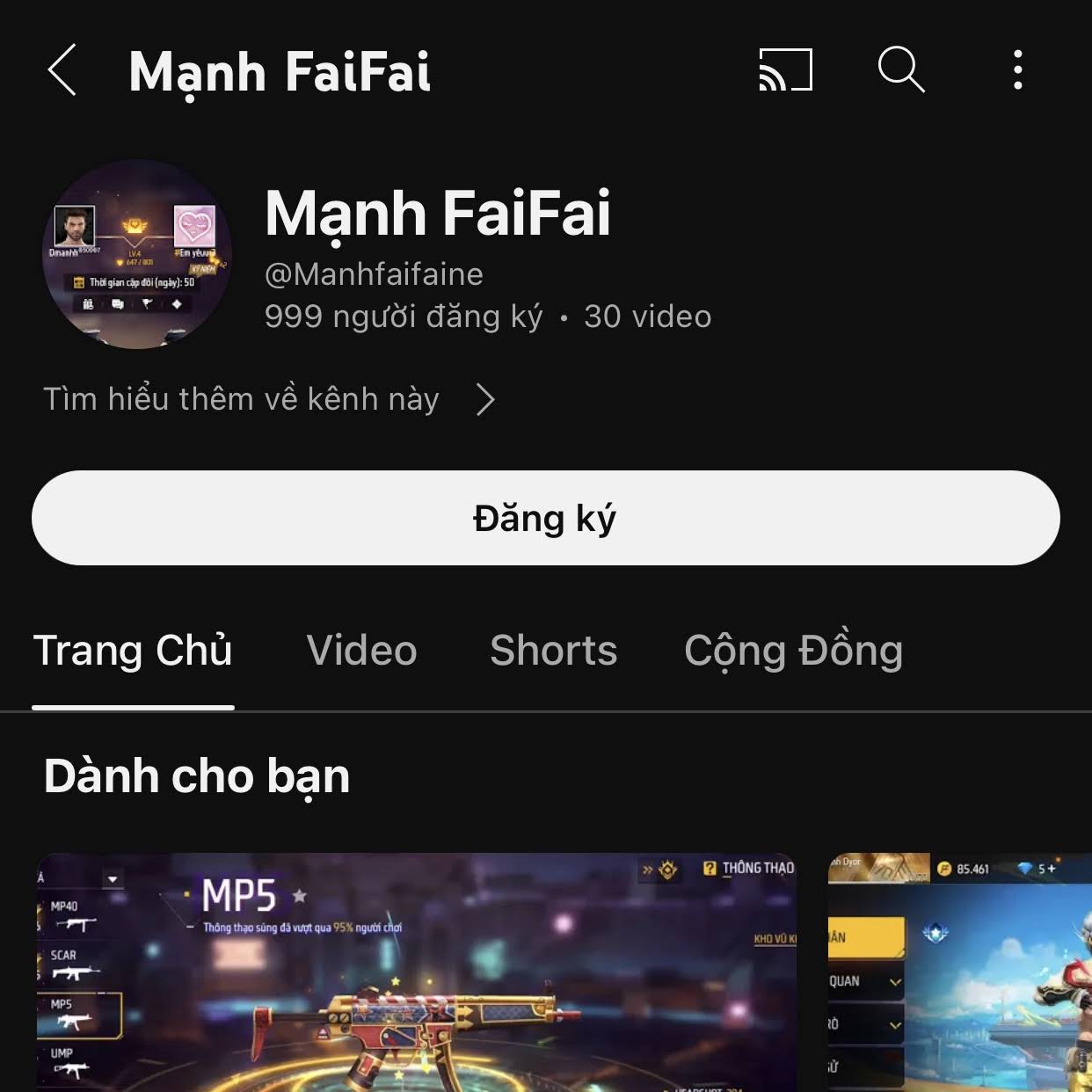 Post from Mạnh FaiFai