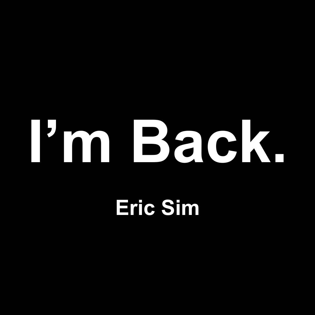 Post from Eric Sim