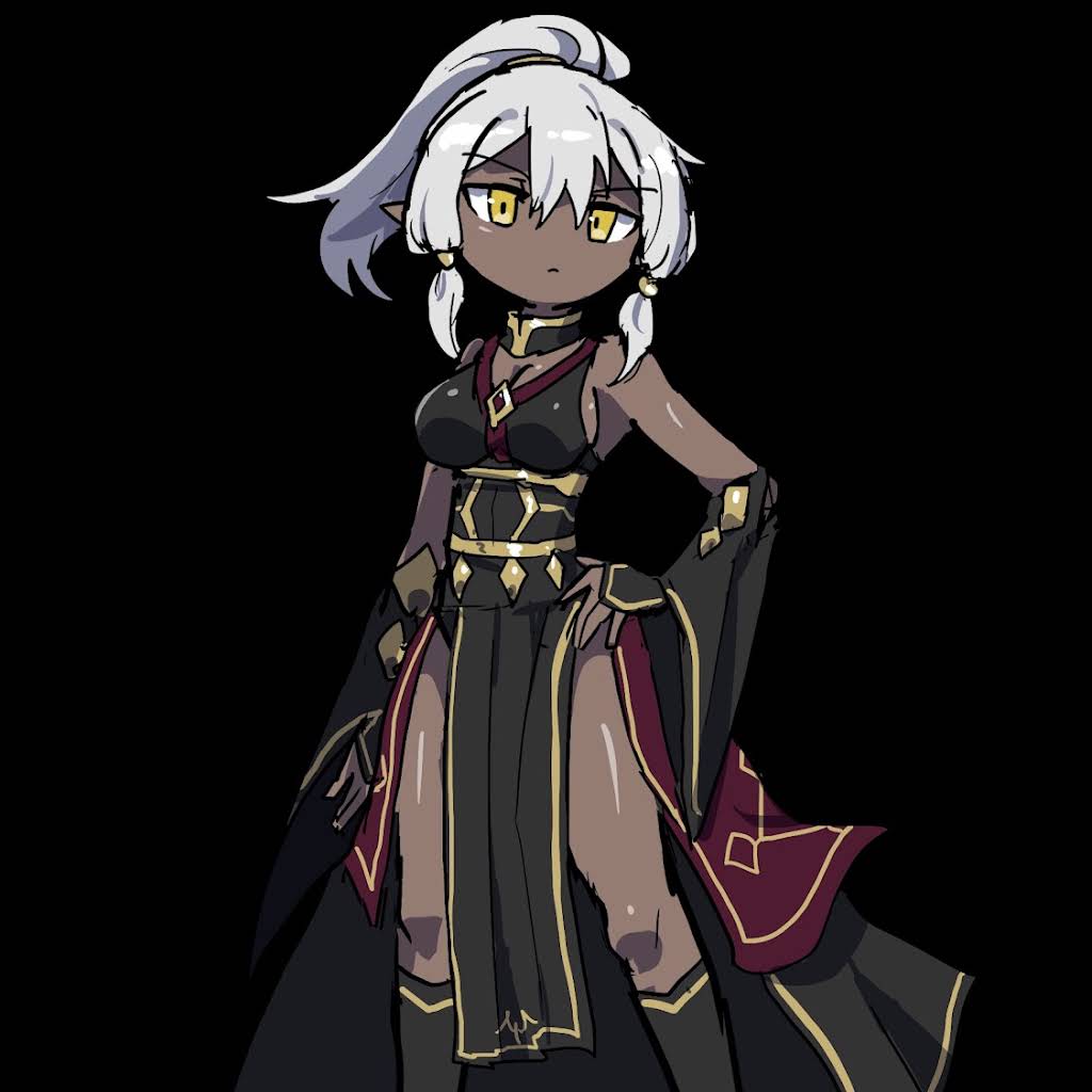 📢 キャラクター紹介 第3弾！ ✨ 見習い巫女・ノンノ ダークエルフ族の