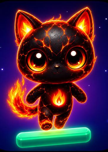 Neon Jumper Cosmic Cat — cover art