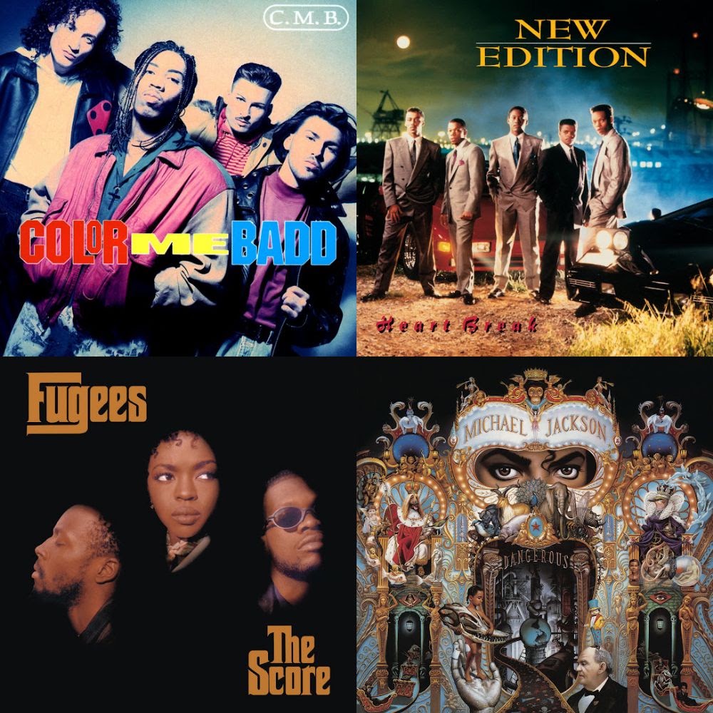 Color me bad, usher, tevin campbell, H Town etc