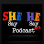 SHE SAY HE SAY ATL logo