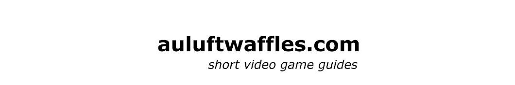 auluftwaffles, short video game guides Awatar kanału YouTube