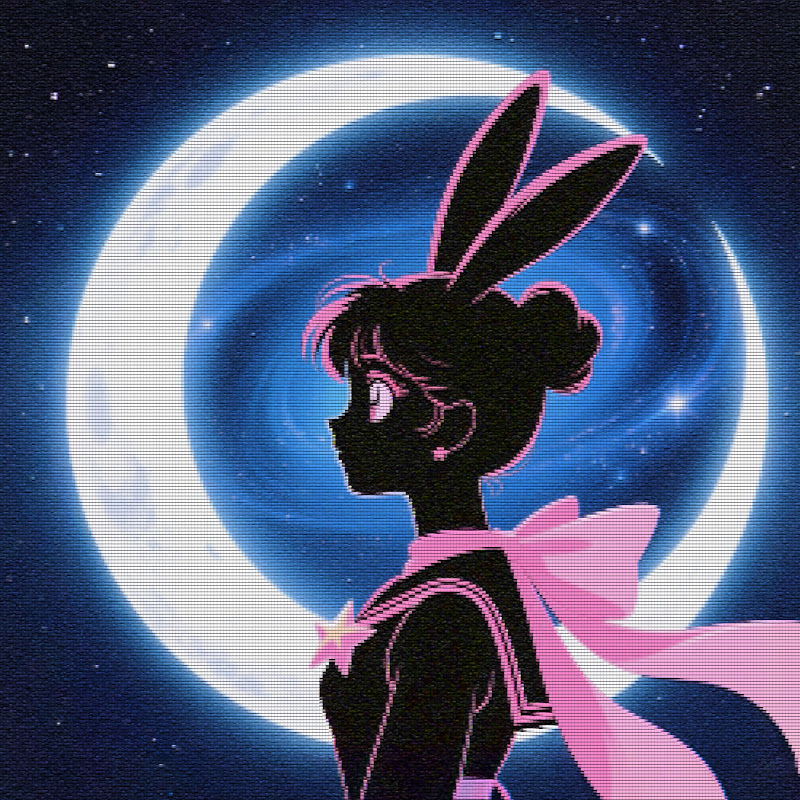 月夜兔放送 Logo