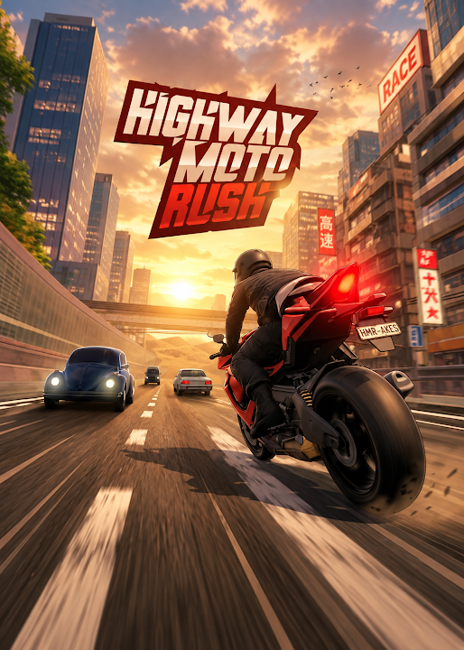 Highway Moto Rush: Traffic — cover art