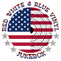 Red White & Blue Vinyl Jukebox  logo
