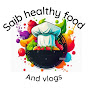saib healthy food and vlogs,, logo