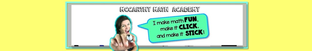 McCarthy Math Academy YouTube channel avatar
