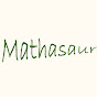 Mathasaur logo