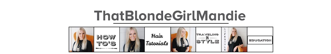 ThatBlondeGirl Mandie Avatar de chaîne YouTube