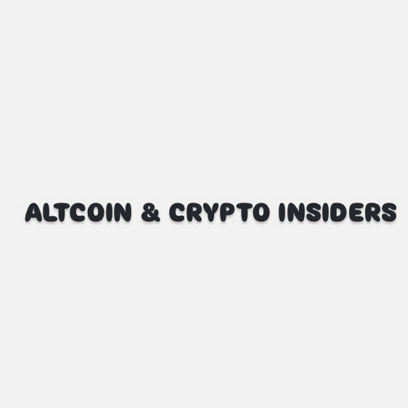 Altcoin & Crypto Insiders