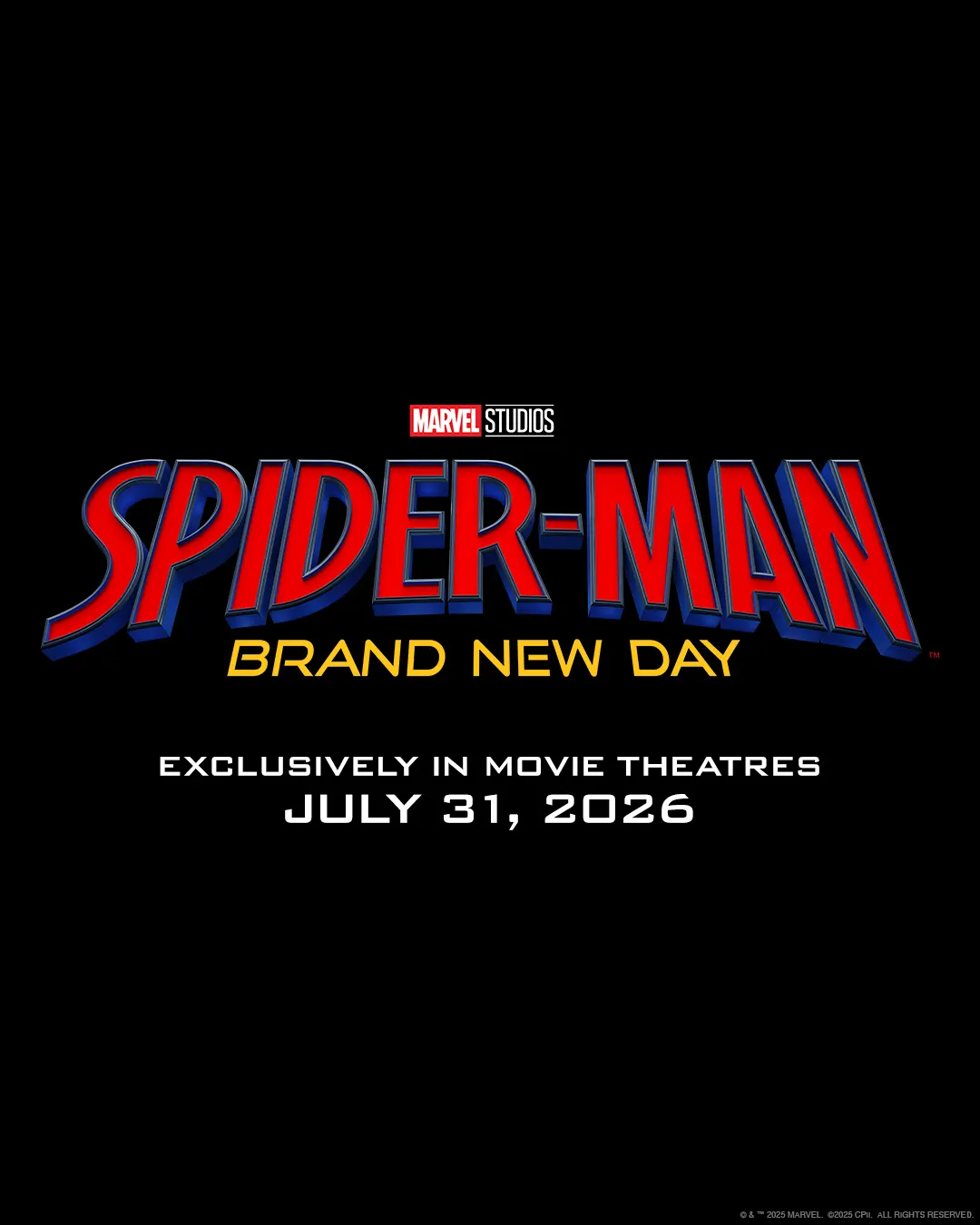 Nieuwe Spider-Man Brand New Day met Tom Holland komt in de zomer van 2026 naar de bioscoop