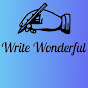 Write wonderful