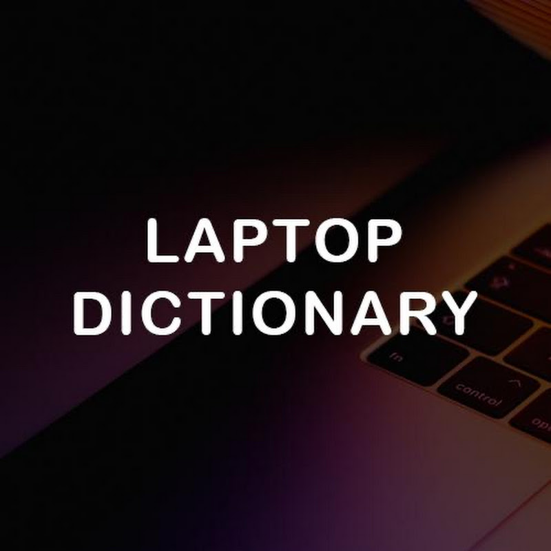 Laptop Dictionary 💻 📖 