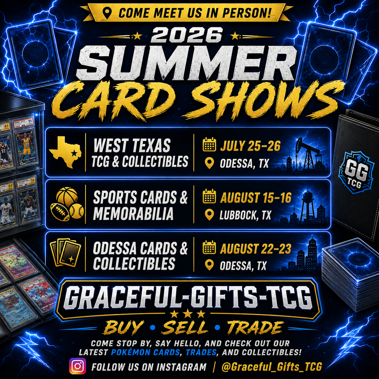 pokemon cards odessa tx odessacardshow)  Instagram photos and videos