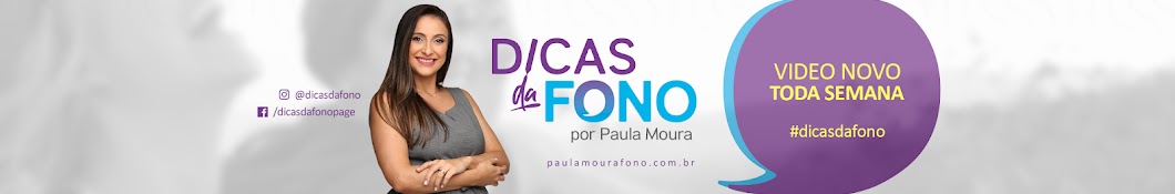Dicas da Fono por Paula Moura رمز قناة اليوتيوب