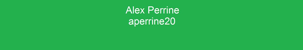 Alex Perrine YouTube channel avatar