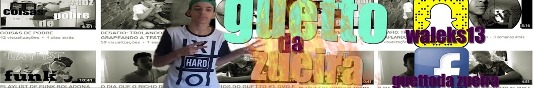 GUETTO DA ZUEIRA यूट्यूब चैनल अवतार