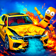 BMG: Ragdoll Car Race icon