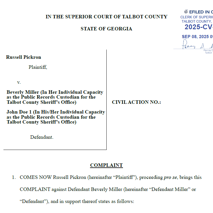 Post from Georgia Transparency