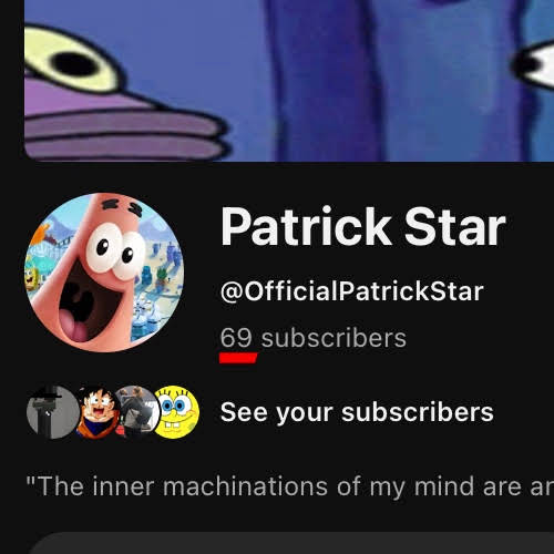 Post from Patrick Star