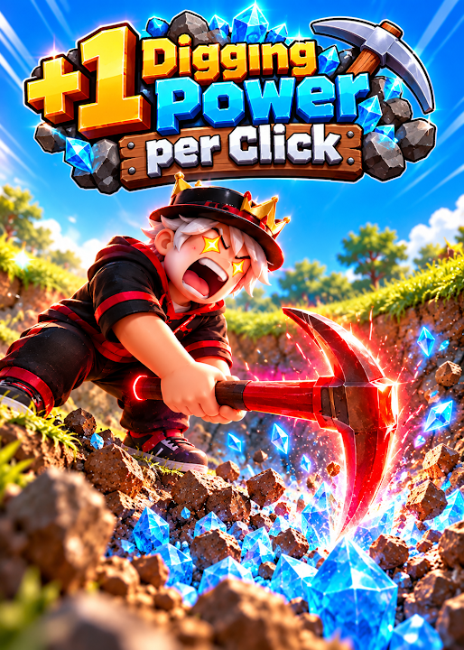 Obby: +1 Digging Power per Click — cover art