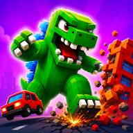 Blocky Dino: City Crash icon