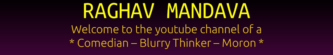 Raghav Mandava यूट्यूब चैनल अवतार