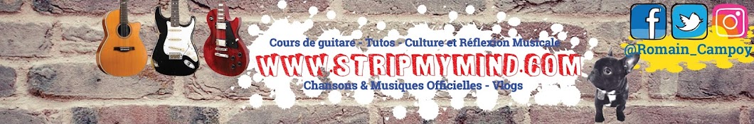 Romain Campoy - Tutos Guitare Avatar canale YouTube 