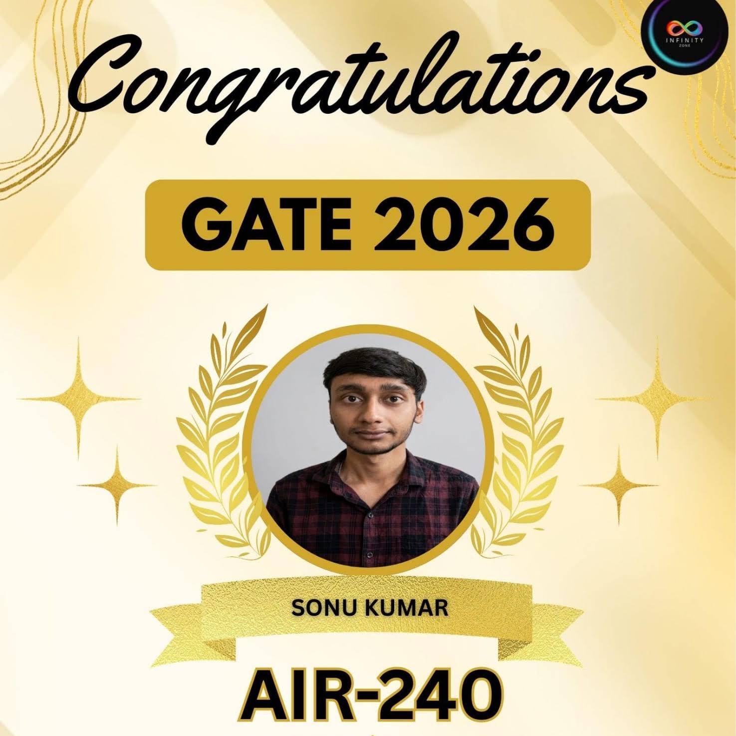 Post from INFINITY ZONE - GATE, ESE, PSUs & AE JE