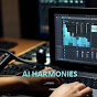 AI HARMONIES CRAFTING MELODIES FROM CODE logo
