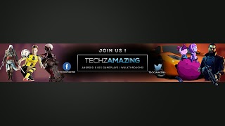 Techzamazing youtube banner