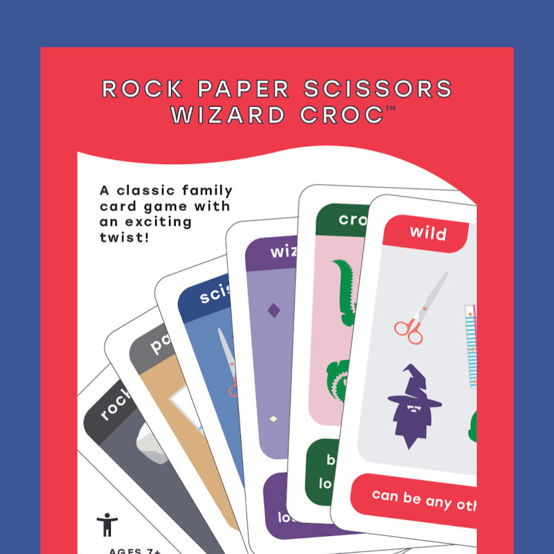Rock Paper Scissors Wizard Croc