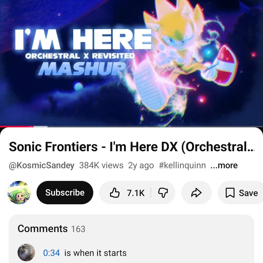 Post from Super Sonic Unleashed