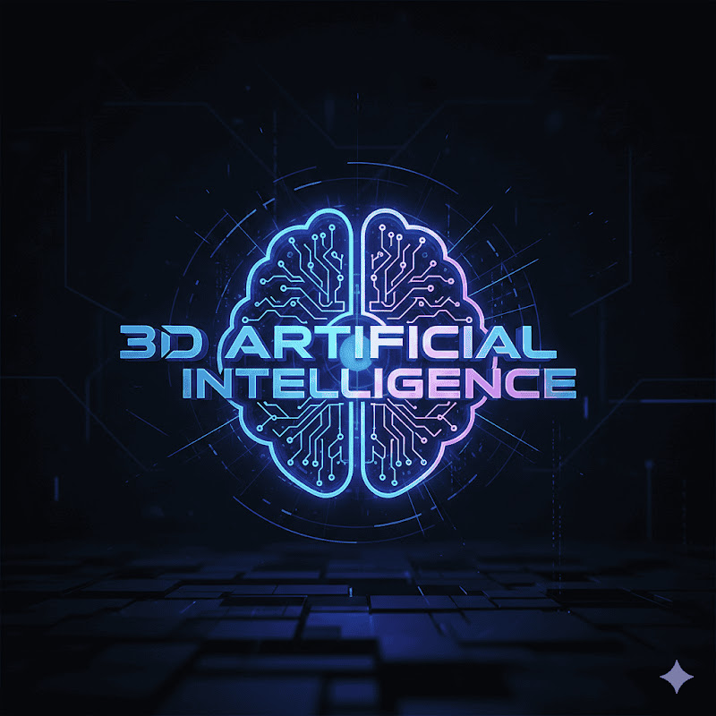 3d Artificial Intelligence profile avatar