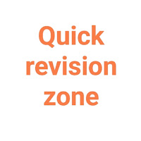 Quiz from Quick revision zone