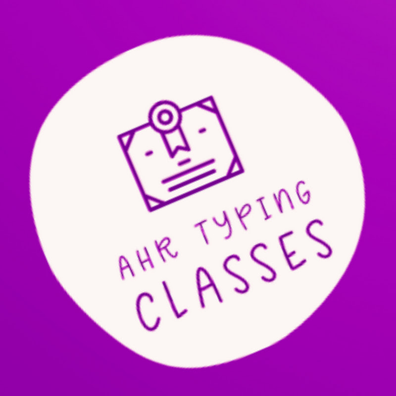 AHR TYPING CLASSES