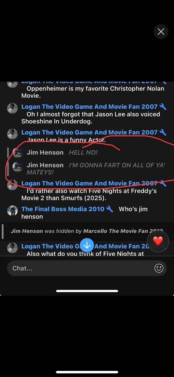 Post from Logan The Movie Buff Fan 2007