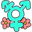 :pride-flowers-turquoise-transgender: